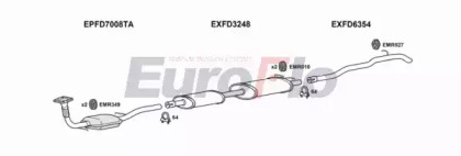 Система выпуска ОГ EuroFlo FDTRA22D 7001B